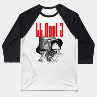 Ll Cool J ••• Aesthetic Faded  Style 90s Baseball T-Shirt